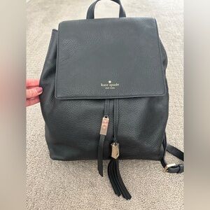 Kate Spade black Leather Backpack